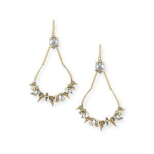 Alexis Bittar Mosaic Futurist Spike Tear Earrings